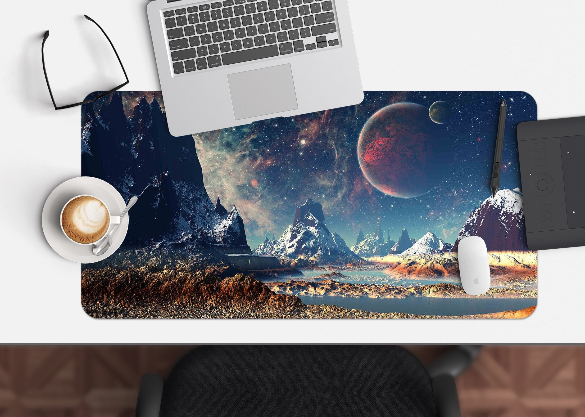 3D Star Planet 130 Desk Mat Mat AJ Creativity Home