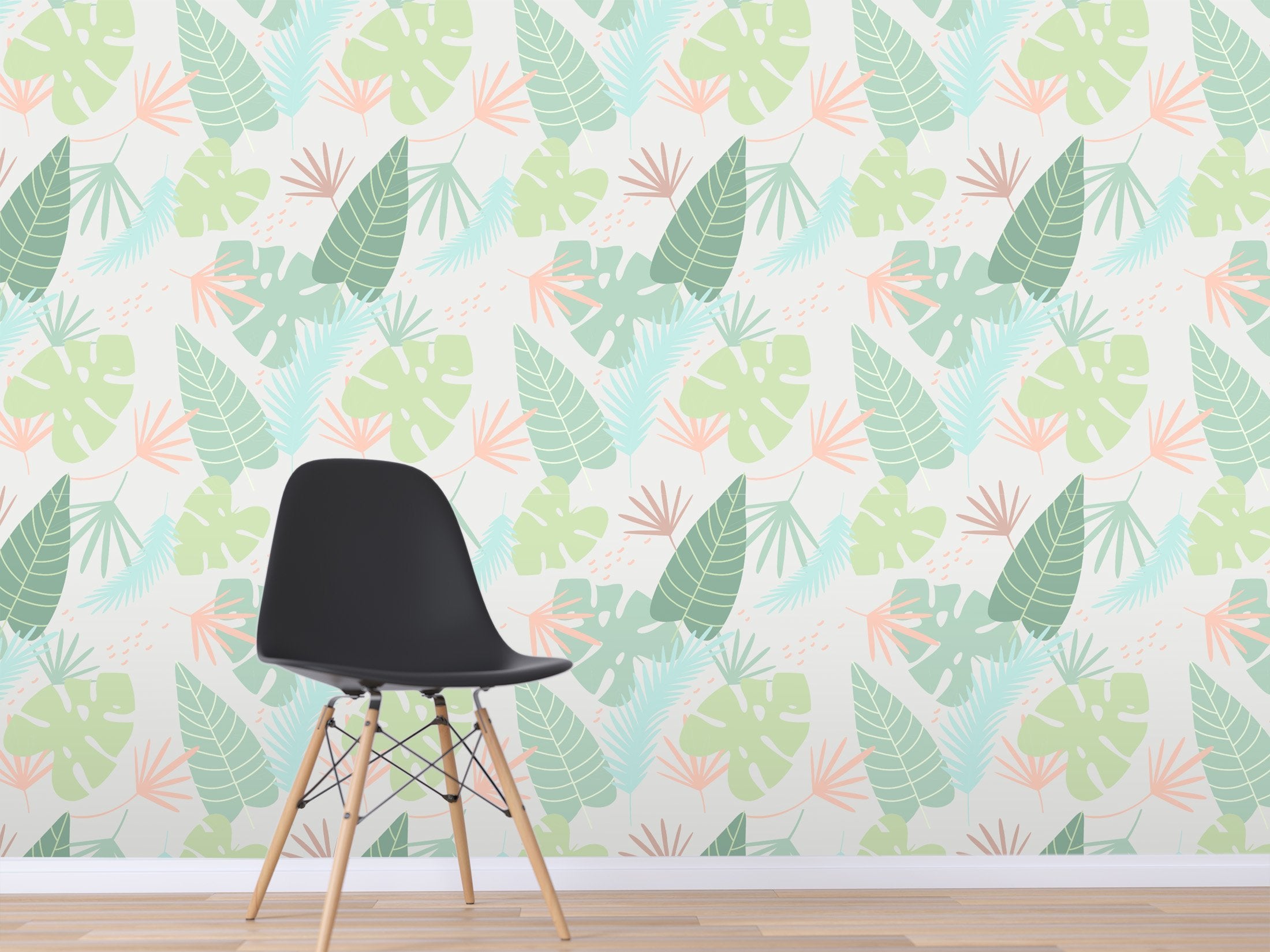 3D Fresh Leaves Flower 467 Wallpaper AJ Wallpaper