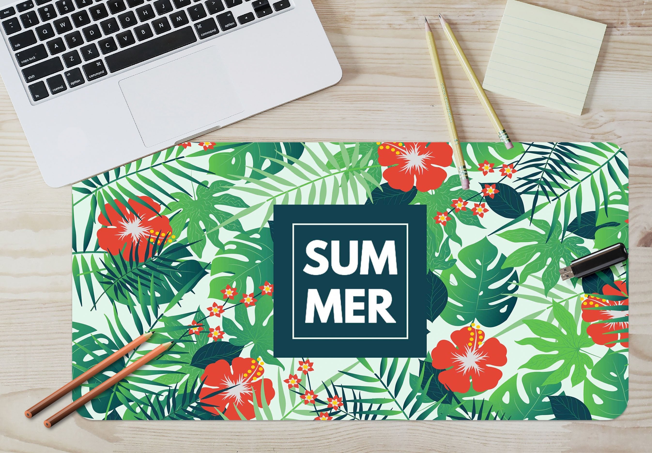 3D Tropical Plants 161 Desk Mat Mat AJ Creativity Home