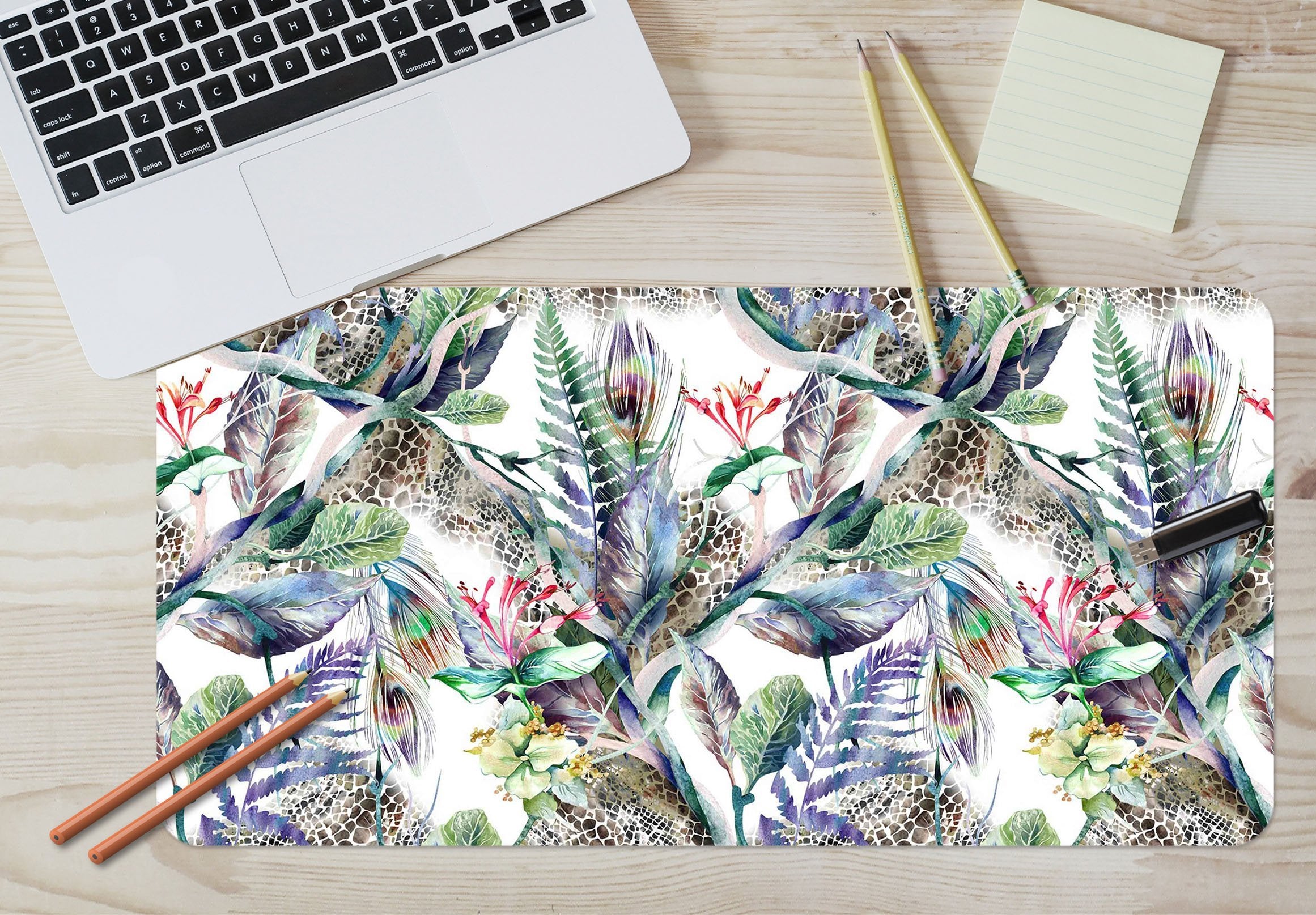 3D Plant Painting 151 Desk Mat Mat AJ Creativity Home