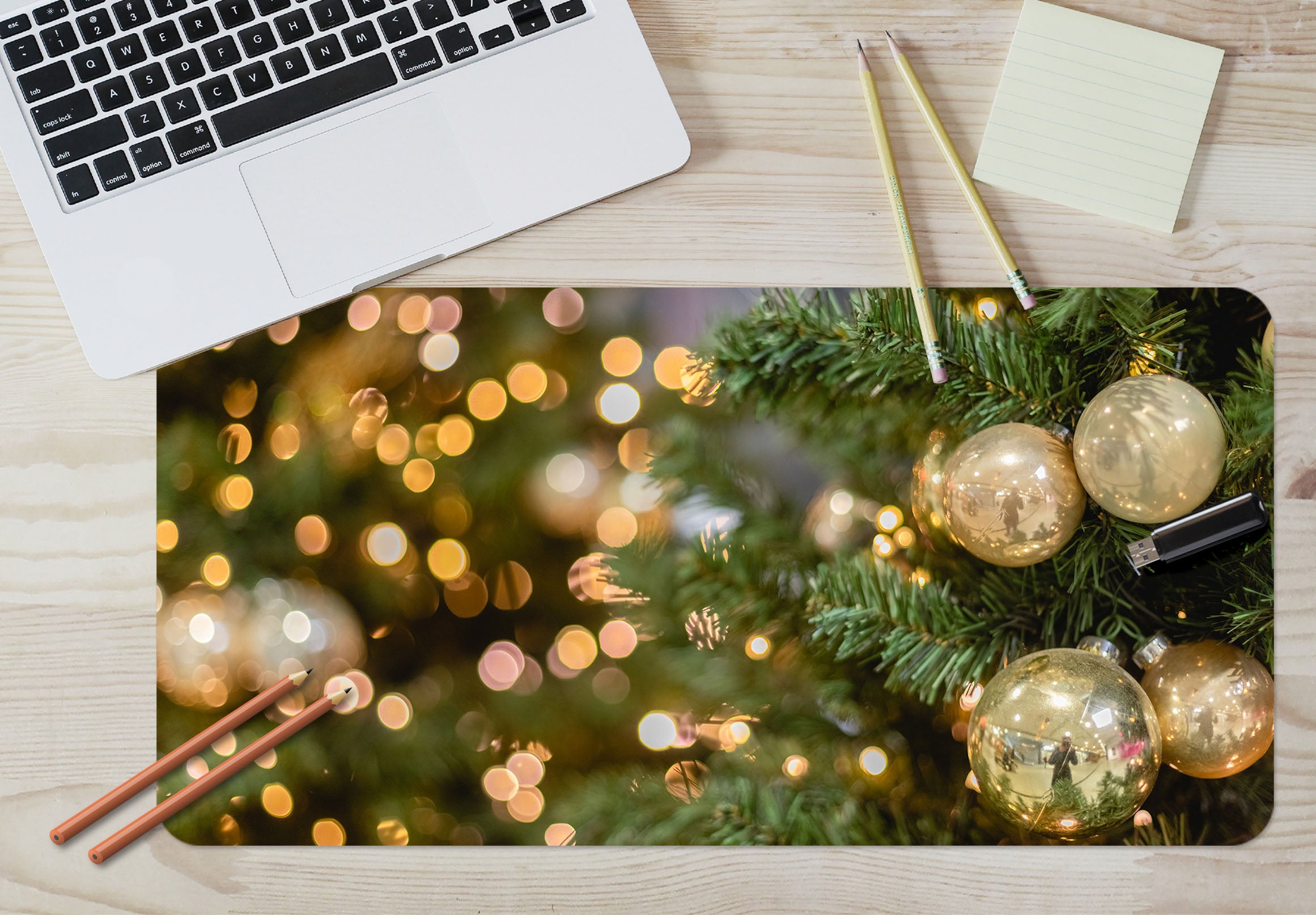 3D Tree 53249 Christmas Desk Mat Xmas