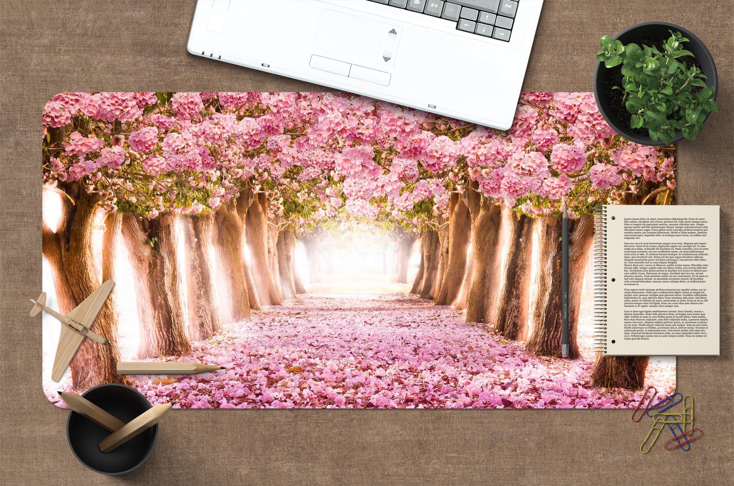 3D Cherry Blossoms 094 Desk Mat Mat AJ Creativity Home