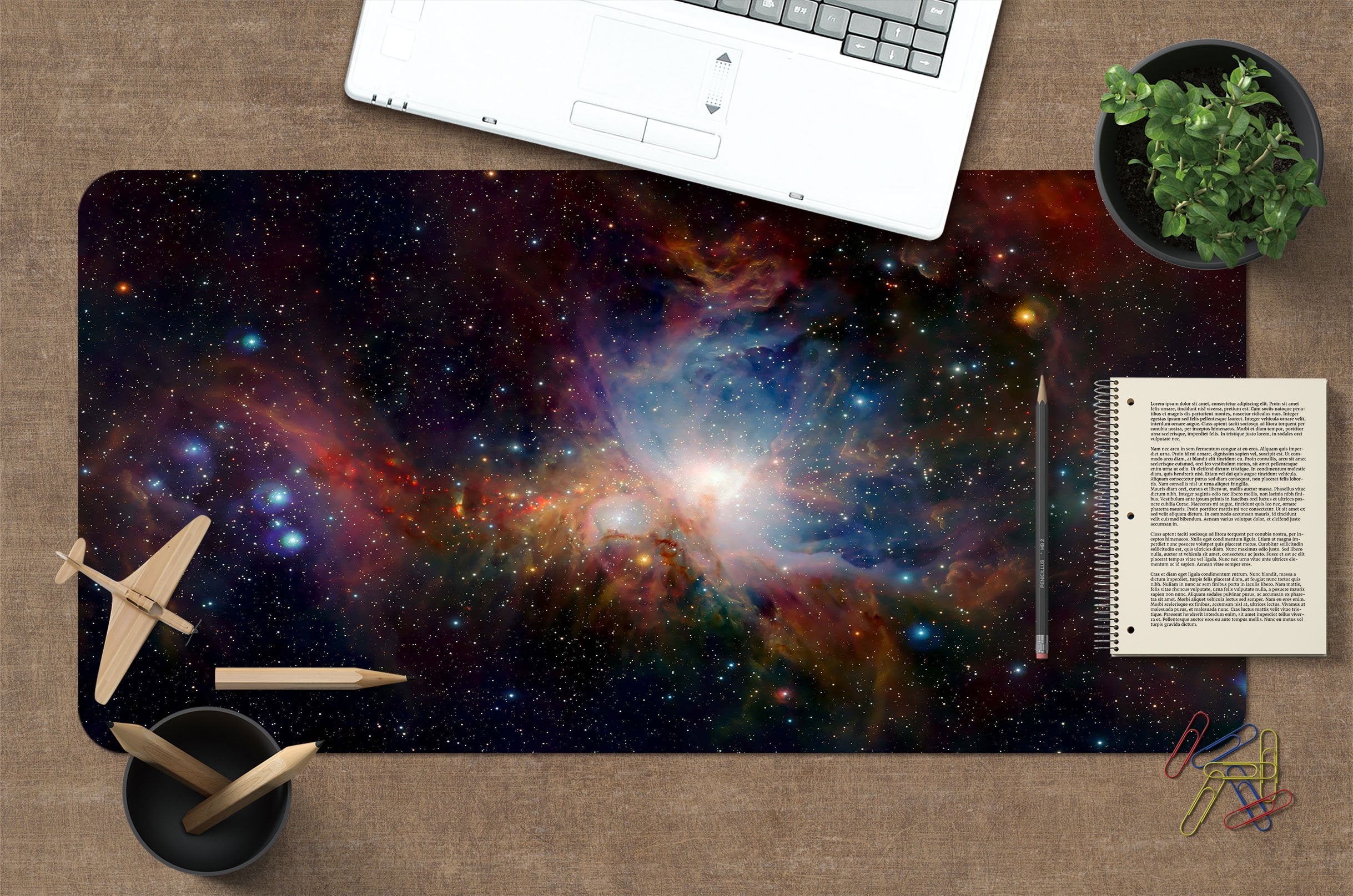 3D Beautiful Starry Sky 092 Desk Mat Mat AJ Creativity Home