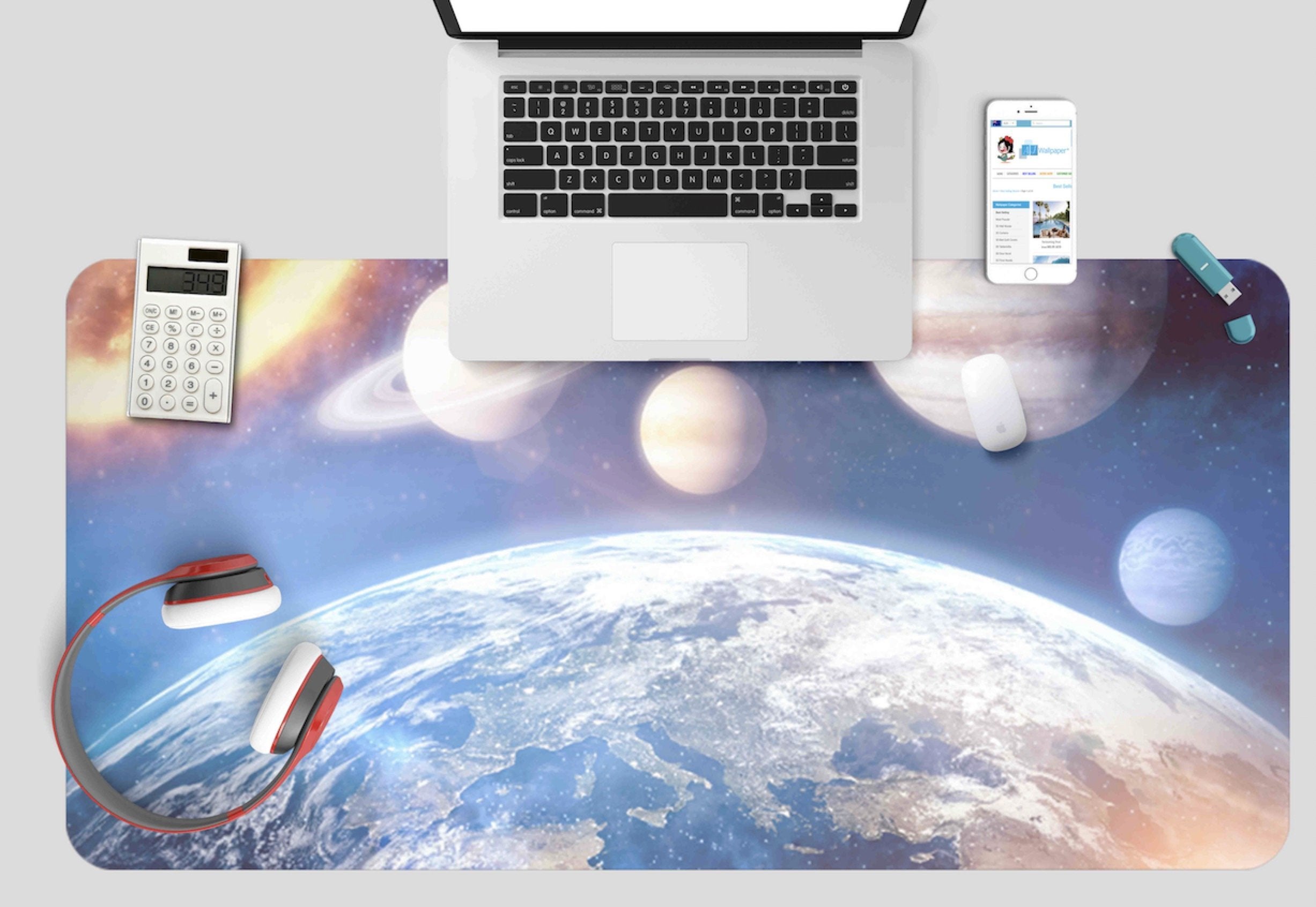 3D Earth Planet 058 Desk Mat Mat AJ Creativity Home