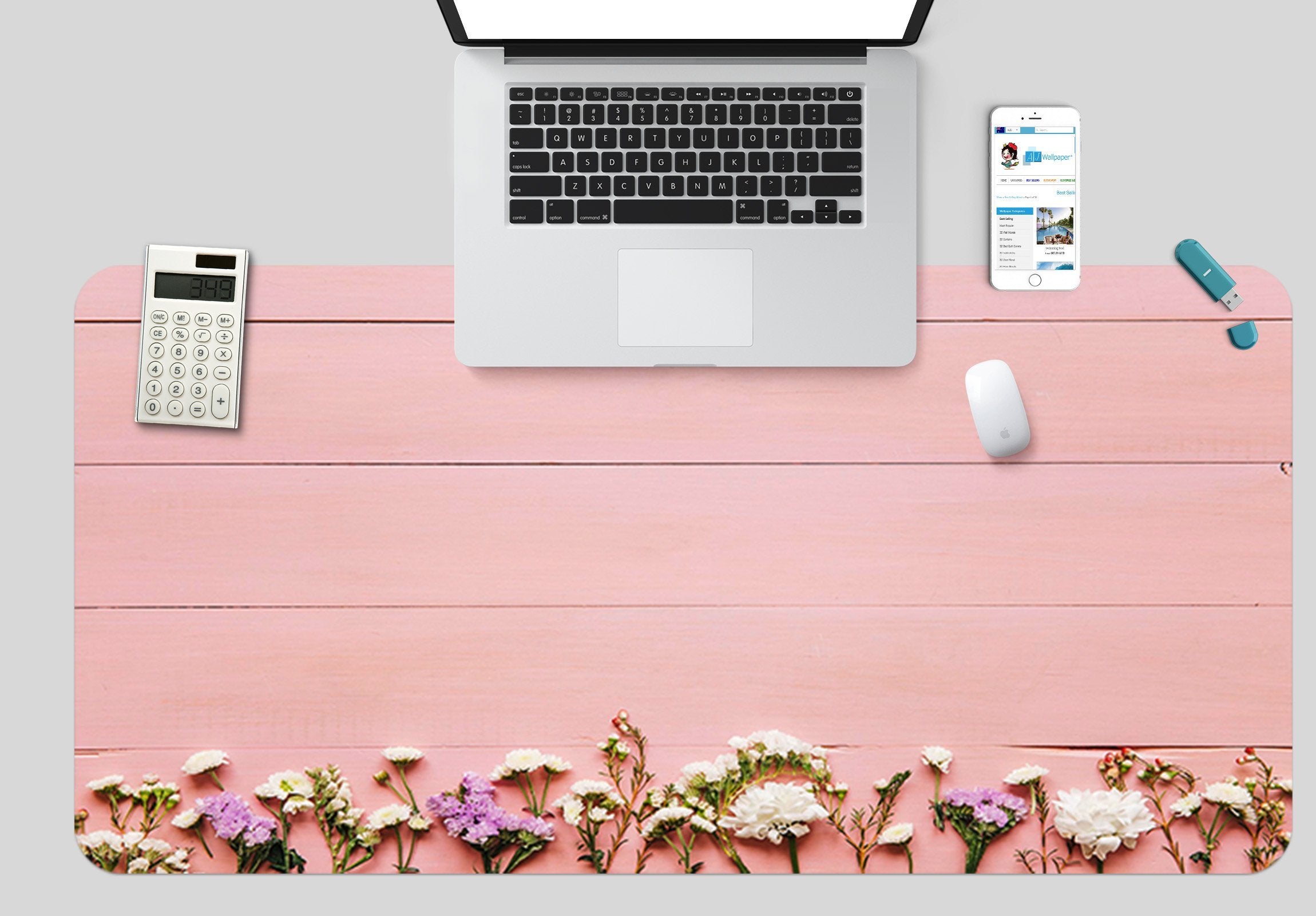3D Flower Arrangement 047 Desk Mat Mat AJ Creativity Home