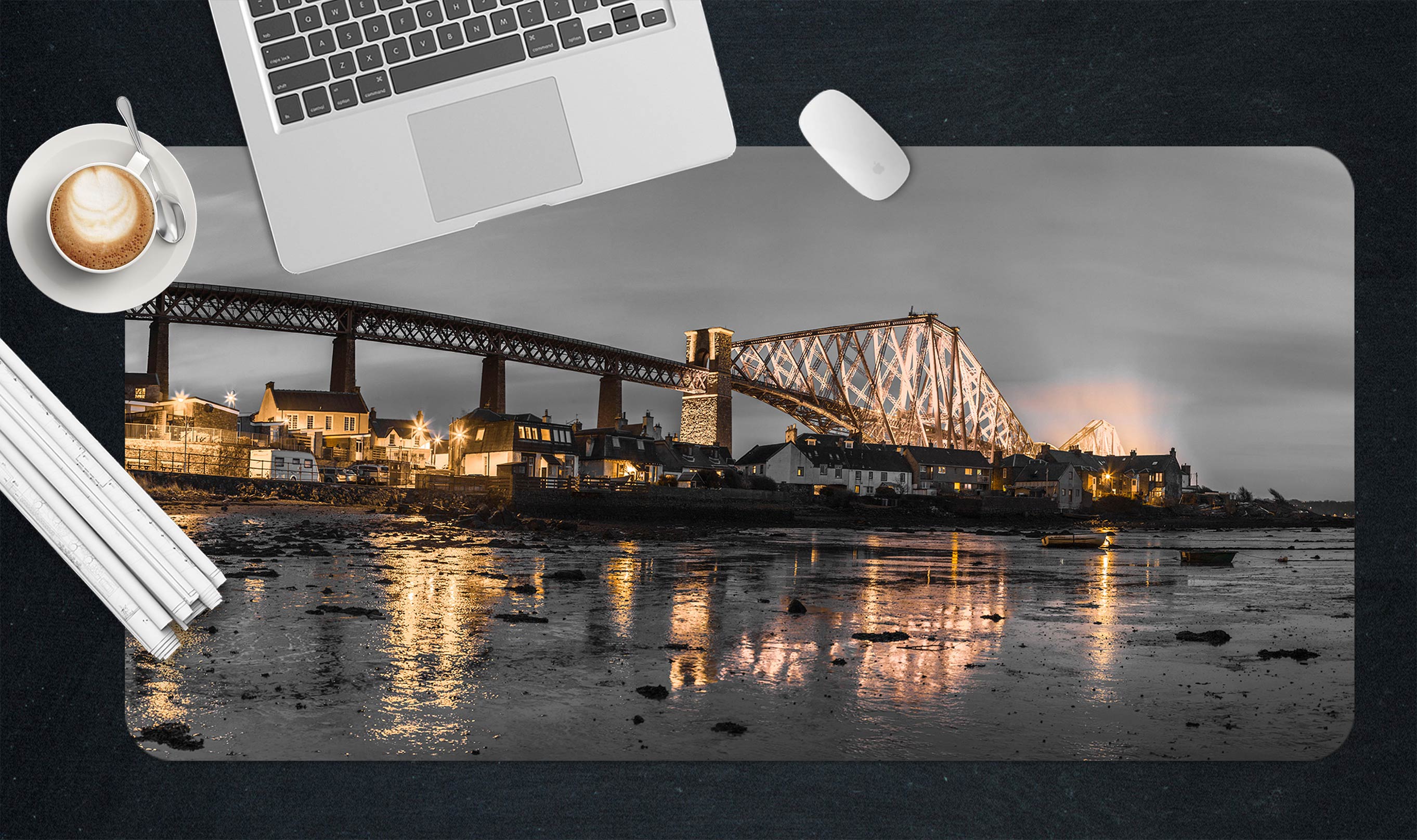 3D Bridge 12406 Assaf Frank Desk Mat