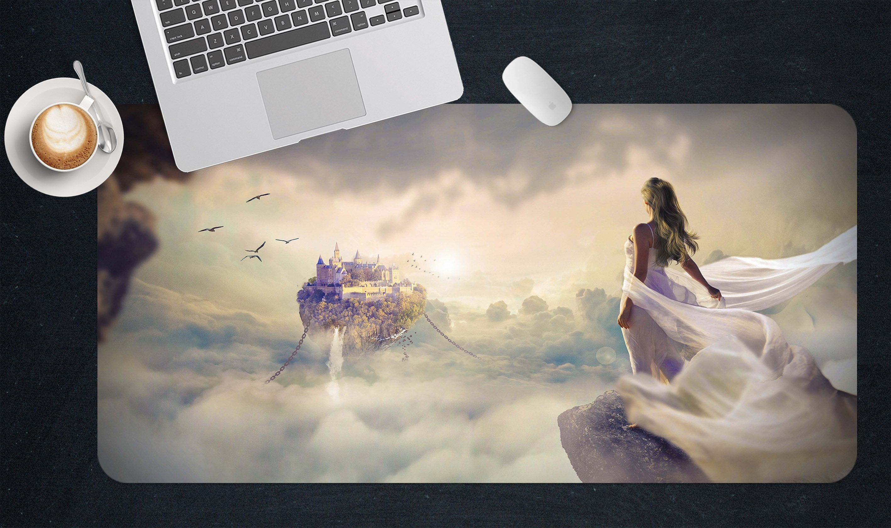 3D Sky Garden 146 Desk Mat Mat AJ Creativity Home