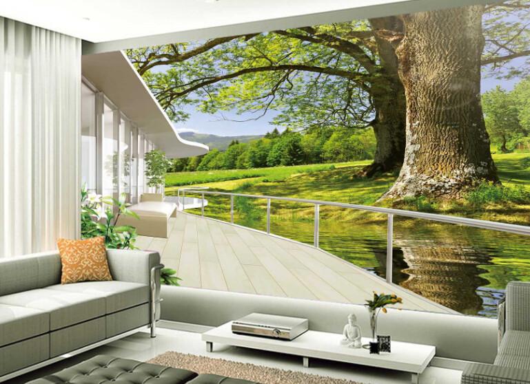 3D Lush forest 1 Wallpaper AJ Wallpaper 1