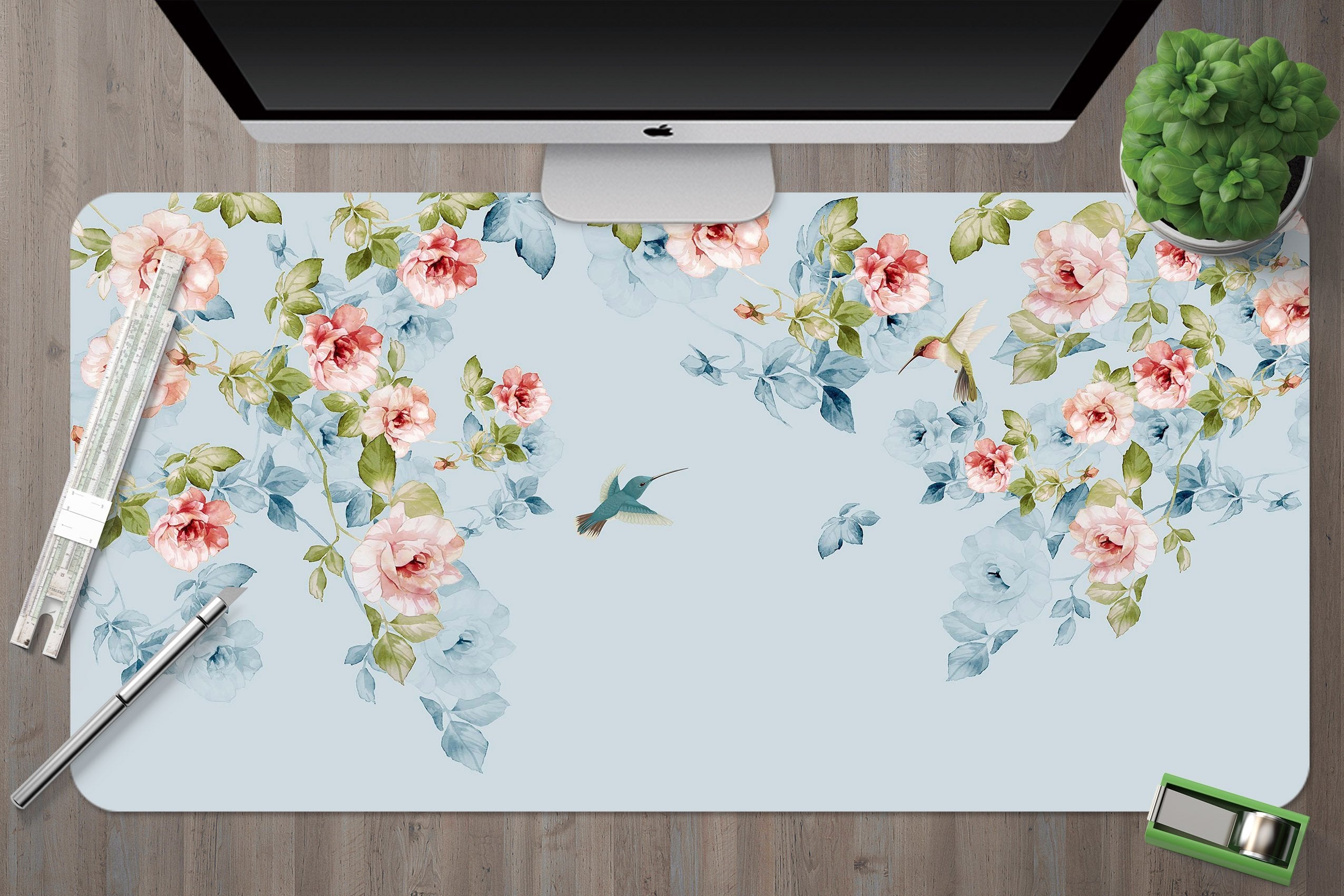 3D Small Fresh 203 Desk Mat Mat AJ Creativity Home