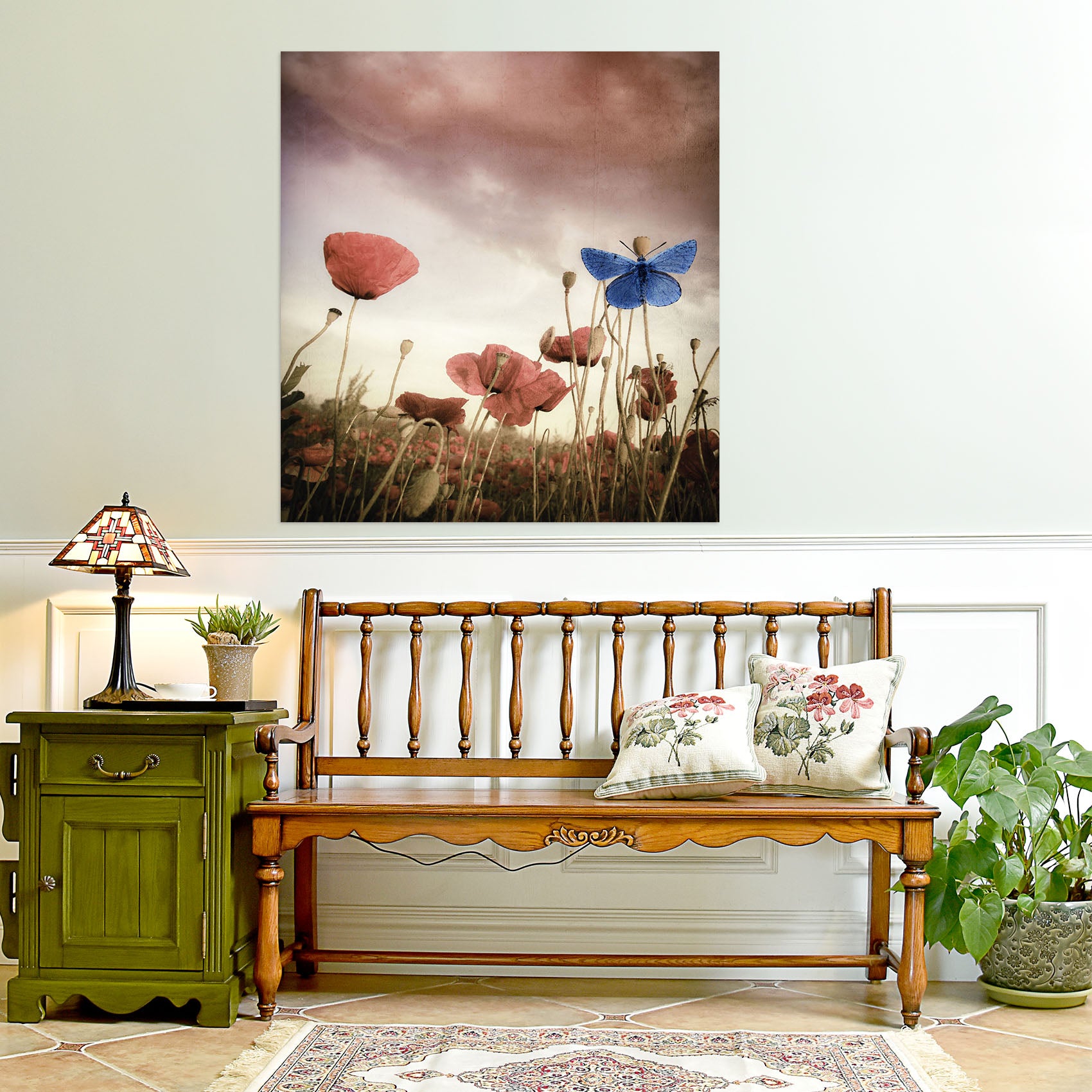 3D Prairie Flowers 233 Marco Carmassi Wall Sticker
