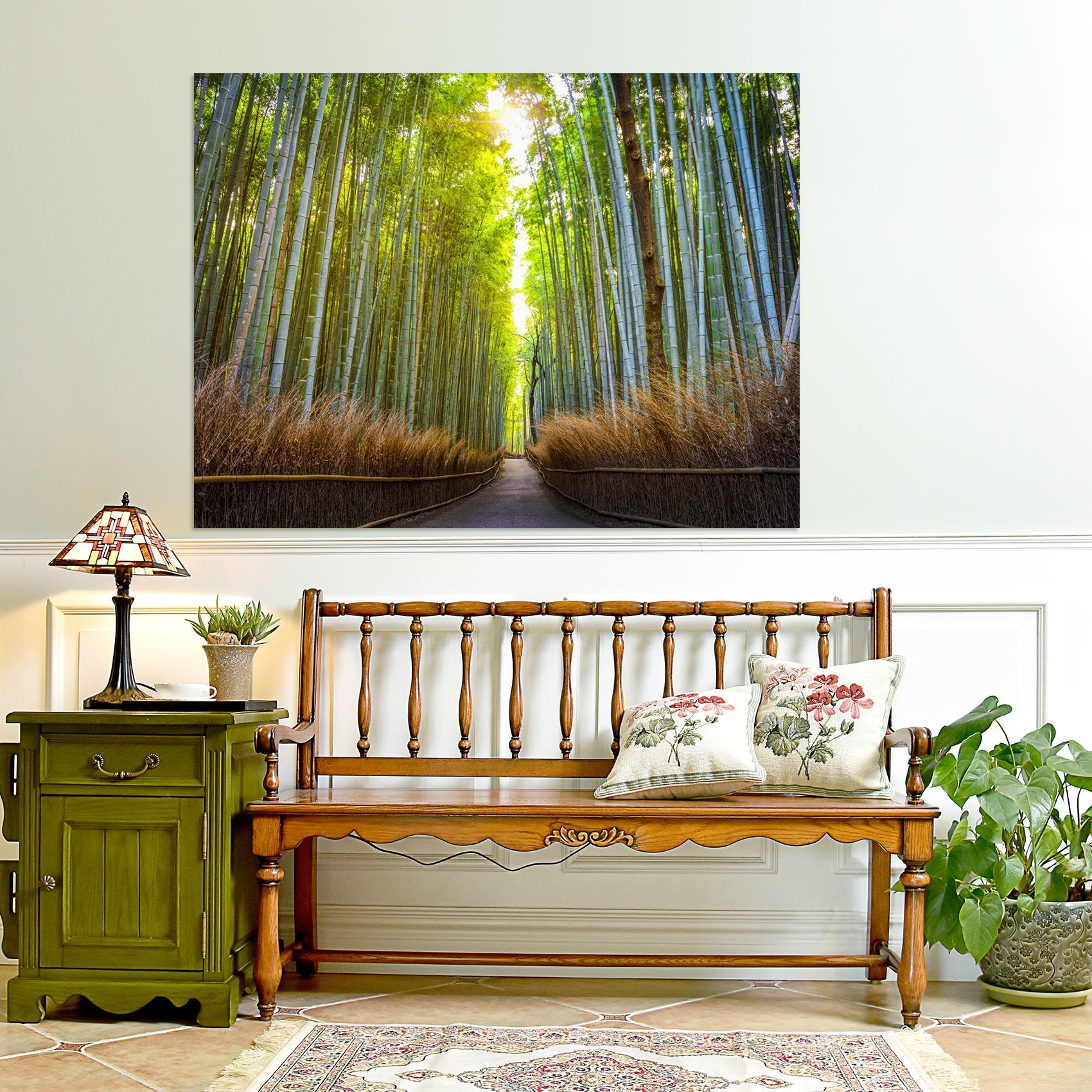 3D Bamboo Forest 135 Marco Carmassi Wall Sticker Wallpaper AJ Wallpaper 2