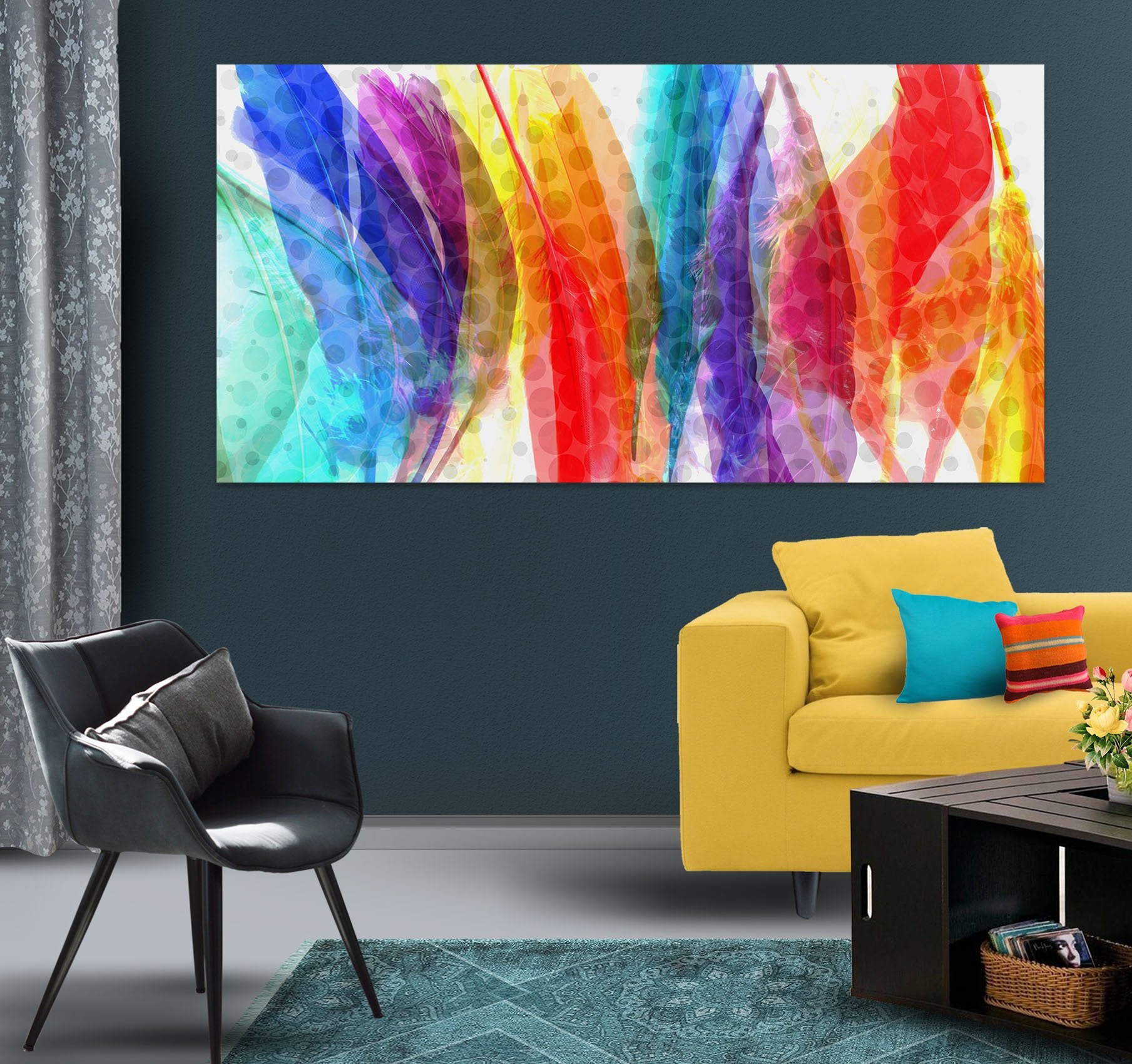 3D Beautiful Color 015 Shandra Smith Wall Sticker Wallpaper AJ Wallpaper 2