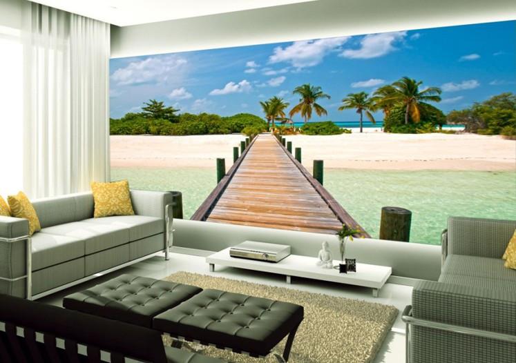 Wooden Bridge Wallpaper AJ Wallpaper