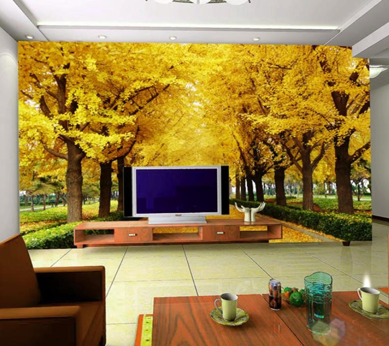 Yellow Trees 5 Wallpaper AJ Wallpaper