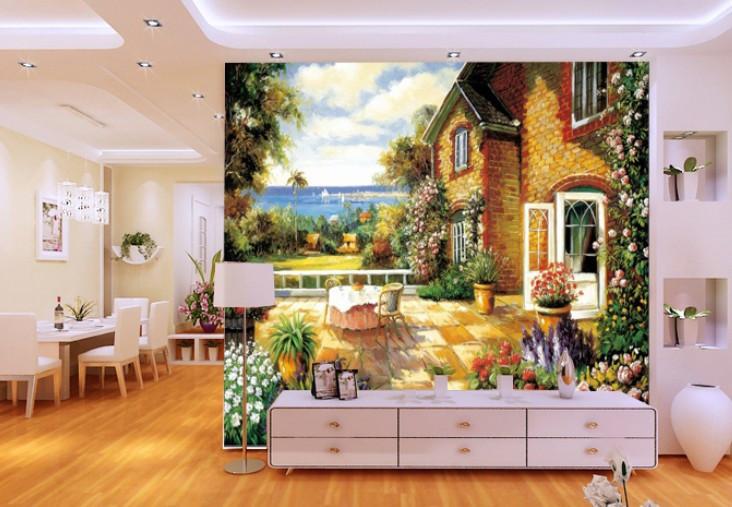 Terrace Garden Wallpaper AJ Wallpaper