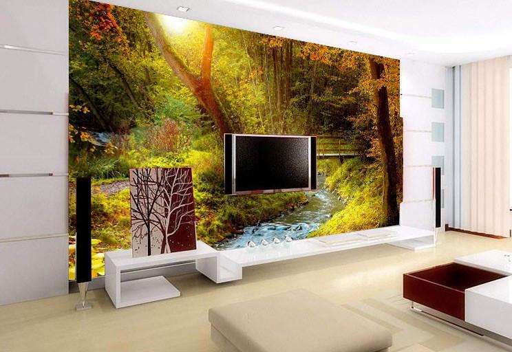 Forest Stream Wallpaper AJ Wallpaper