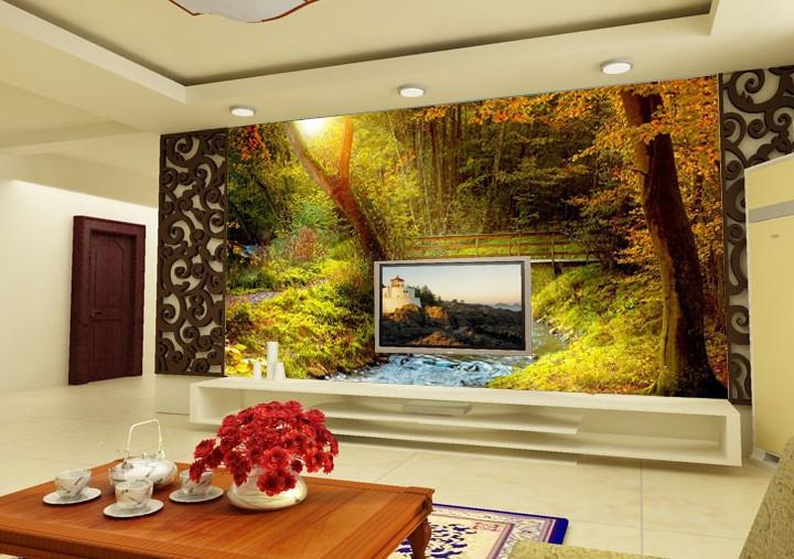 Forest Stream Wallpaper AJ Wallpaper