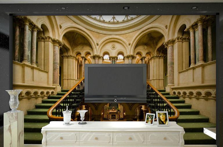 Castle Stairs Wallpaper AJ Wallpaper