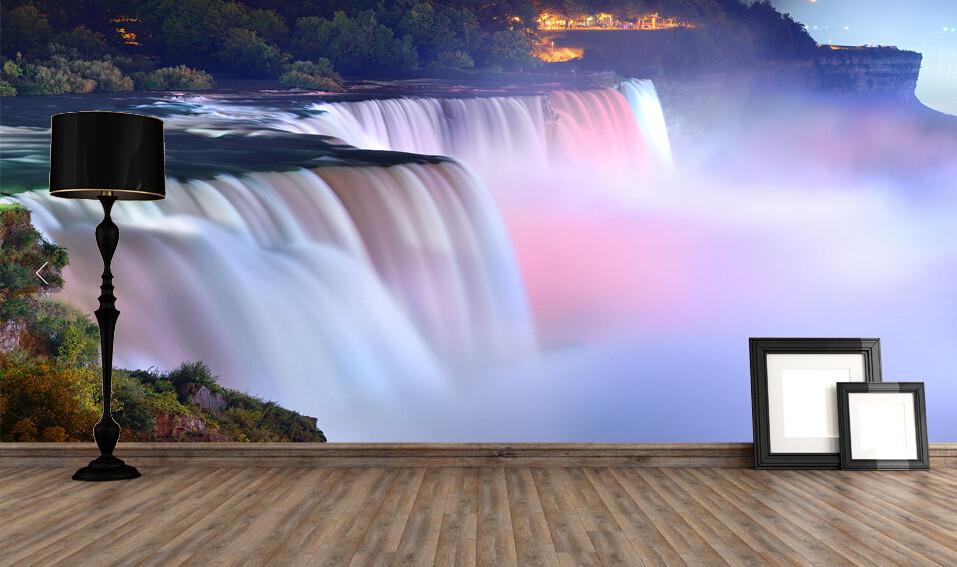 Colored Waterfall Wallpaper AJ Wallpaper