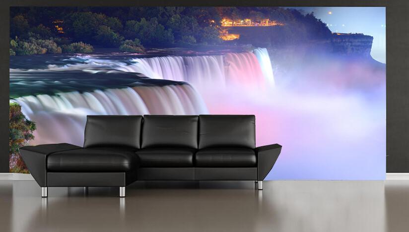 Colored Waterfall Wallpaper AJ Wallpaper