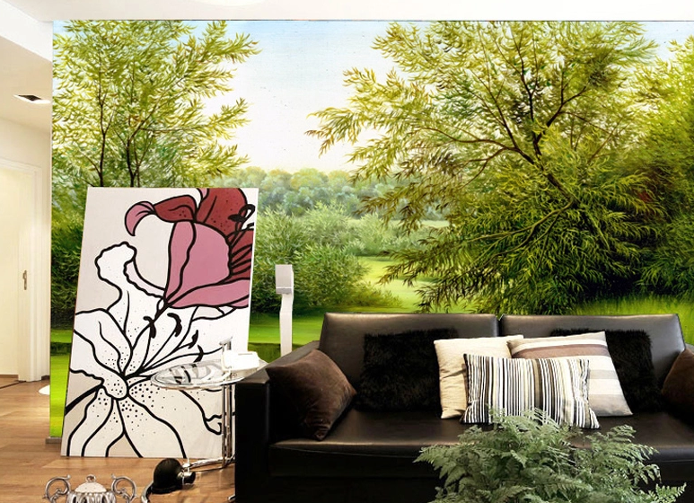 Dancing Trees Wallpaper AJ Wallpaper