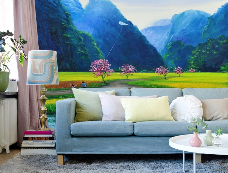 Green Hills Wallpaper AJ Wallpaper