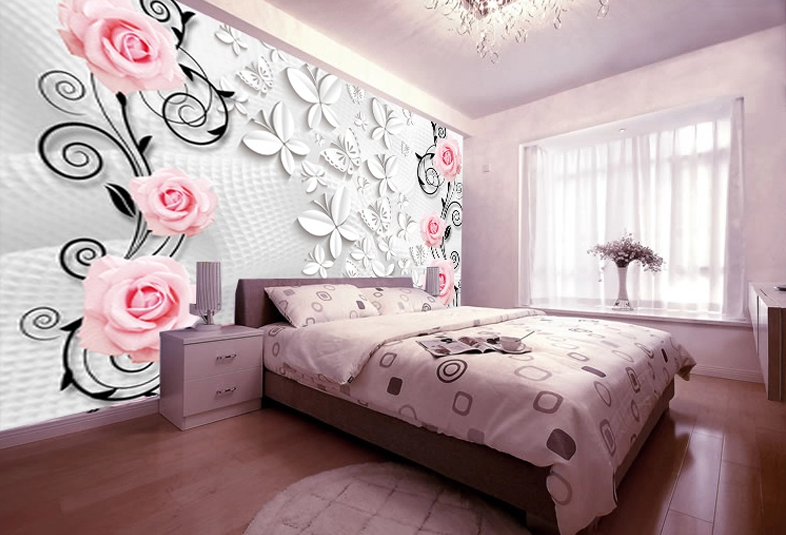 Pink Roses 1 Wallpaper AJ Wallpaper