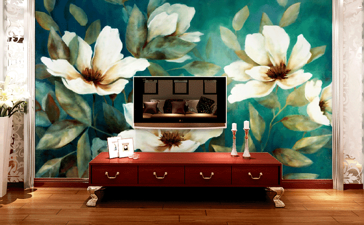 White Flowers 2 Wallpaper AJ Wallpaper