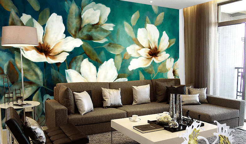 White Flowers 2 Wallpaper AJ Wallpaper