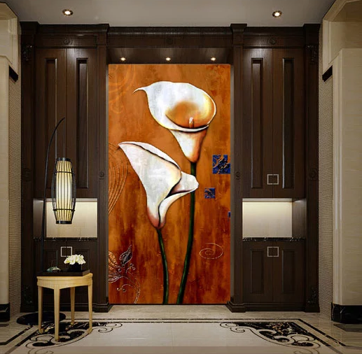 Standing White Flowers Wallpaper AJ Wallpaper