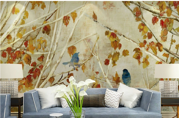 Shaky Yellow Leaves Wallpaper AJ Wallpaper