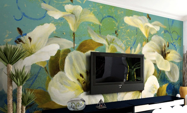 White Blossoms 2 Wallpaper AJ Wallpaper