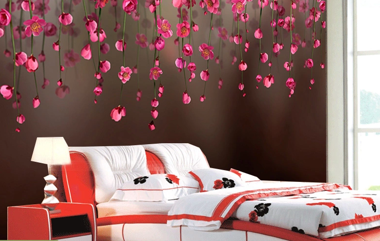 Drooping Flower Vines Wallpaper AJ Wallpaper