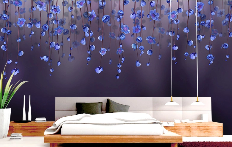 Drooping Flower Vines Wallpaper AJ Wallpaper