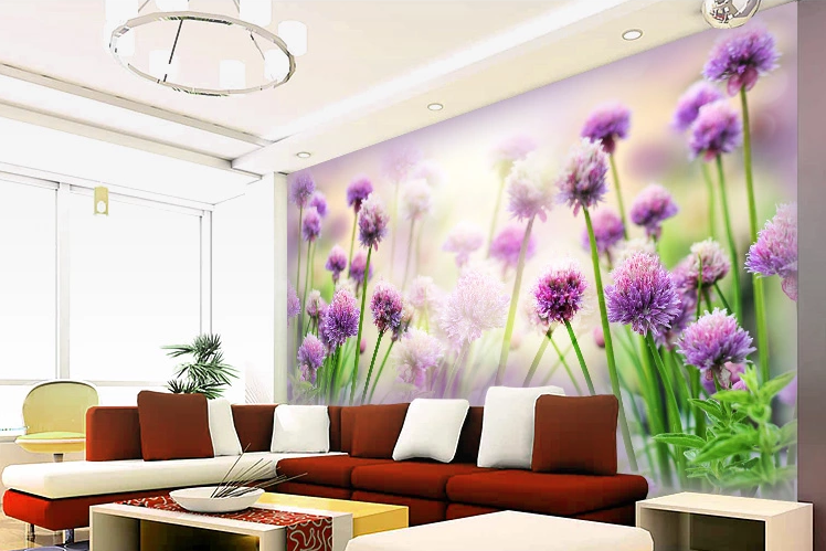 Purple Wildflowers 2 Wallpaper AJ Wallpaper