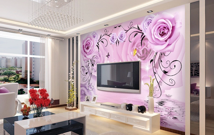 Purple Blossoms 2 Wallpaper AJ Wallpaper