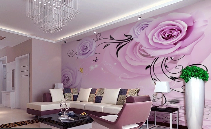 Purple Blossoms 2 Wallpaper AJ Wallpaper