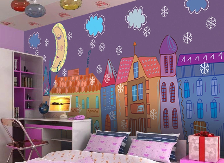 Cartoon Buildings 2 Wallpaper AJ Wallpaper