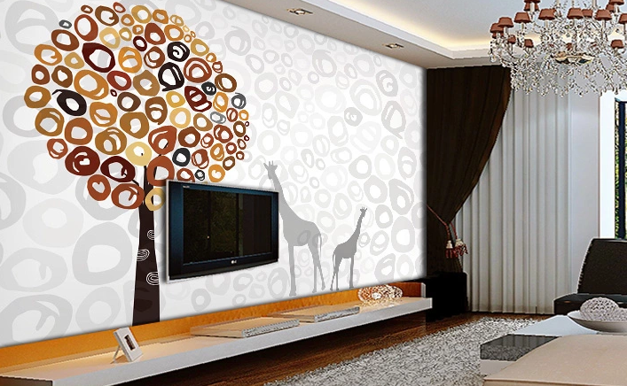 Cartoon Giraffes Wallpaper AJ Wallpaper