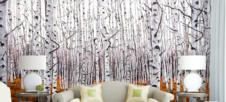 Tree Trunks 2 Wallpaper AJ Wallpaper