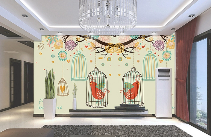 Love birds 3 Wallpaper AJ Wallpaper