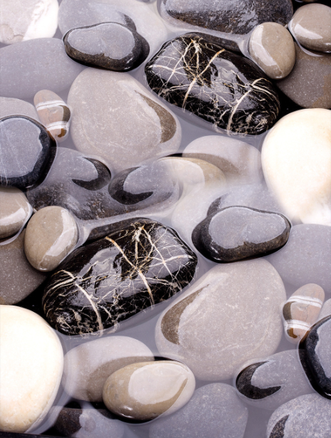 3D Elegant Pebbles Floor Mural Wallpaper AJ Wallpaper 2