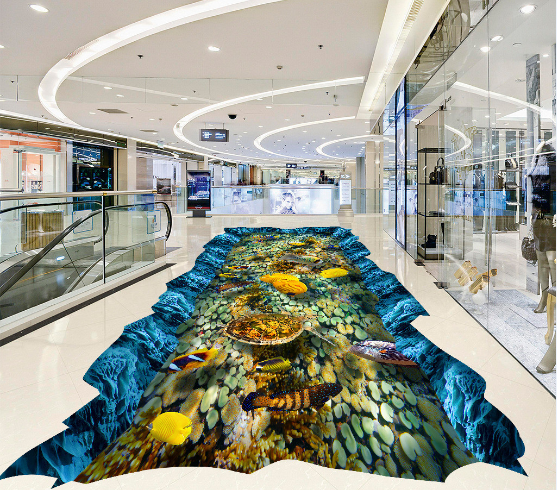 3D A Corner Of The Sea 278 Floor Mural Wallpaper Murals Rug & Mat Print Epoxy waterproof bath floor
