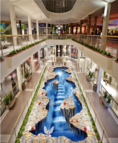 3D Heaven Stairs Floor Mural Wallpaper AJ Wallpaper 2