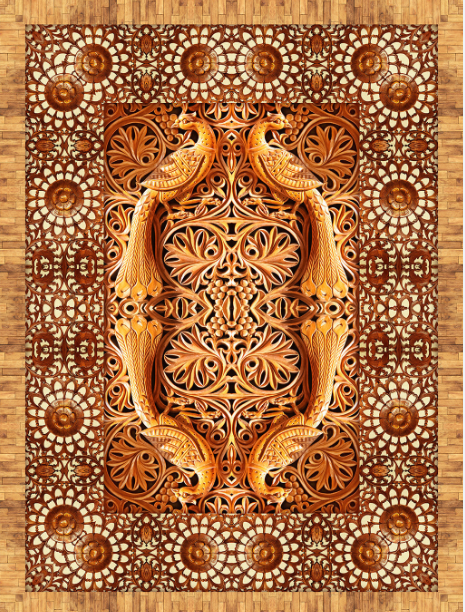 3D Phoenix Floor Mural Wallpaper AJ Wallpaper 2