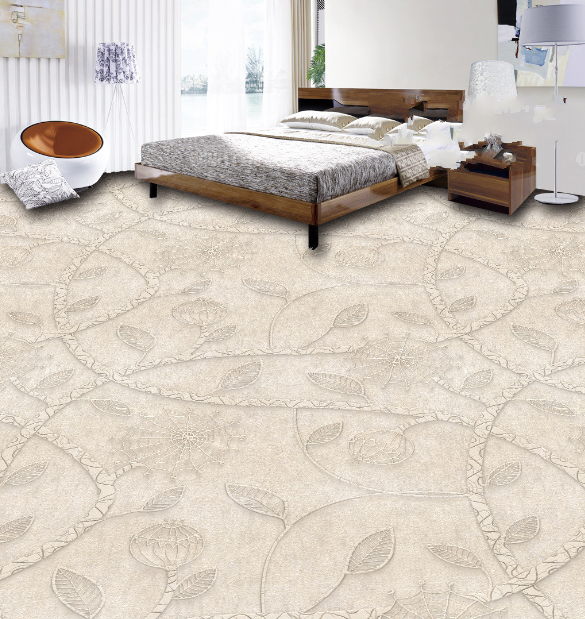 3D Leaf 005 Floor Mural Wallpaper AJ Wallpaper 2