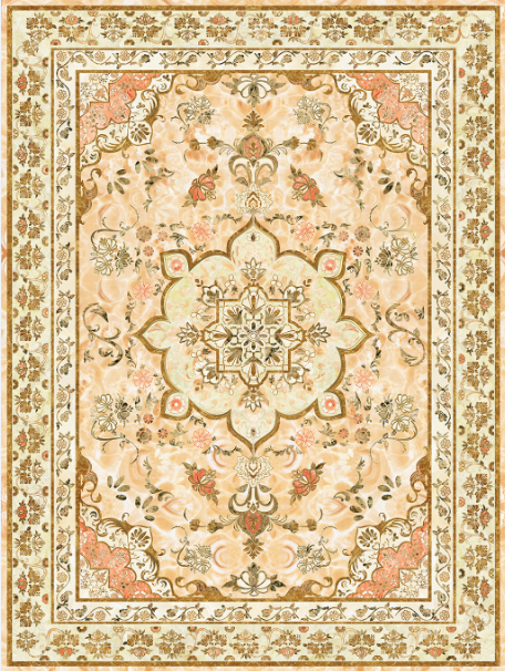 3D Classic Pattern Floor Mural Wallpaper AJ Wallpaper 2