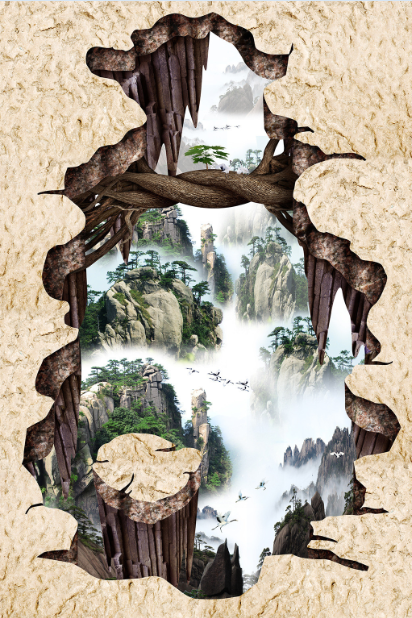 3D Landscape Floor Mural Wallpaper AJ Wallpaper 2