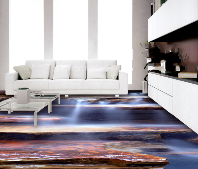 3D big Rock 145 Floor Mural Wallpaper AJ Wallpaper 2