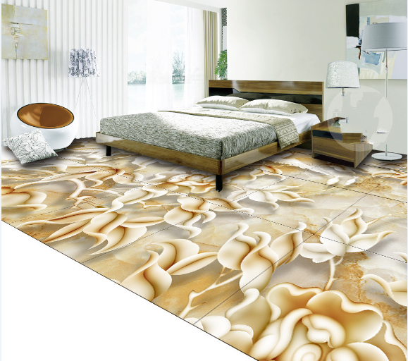 3D Free Petals 401 Floor Mural Wallpaper Murals Rug & Mat Print Epoxy waterproof bath floor